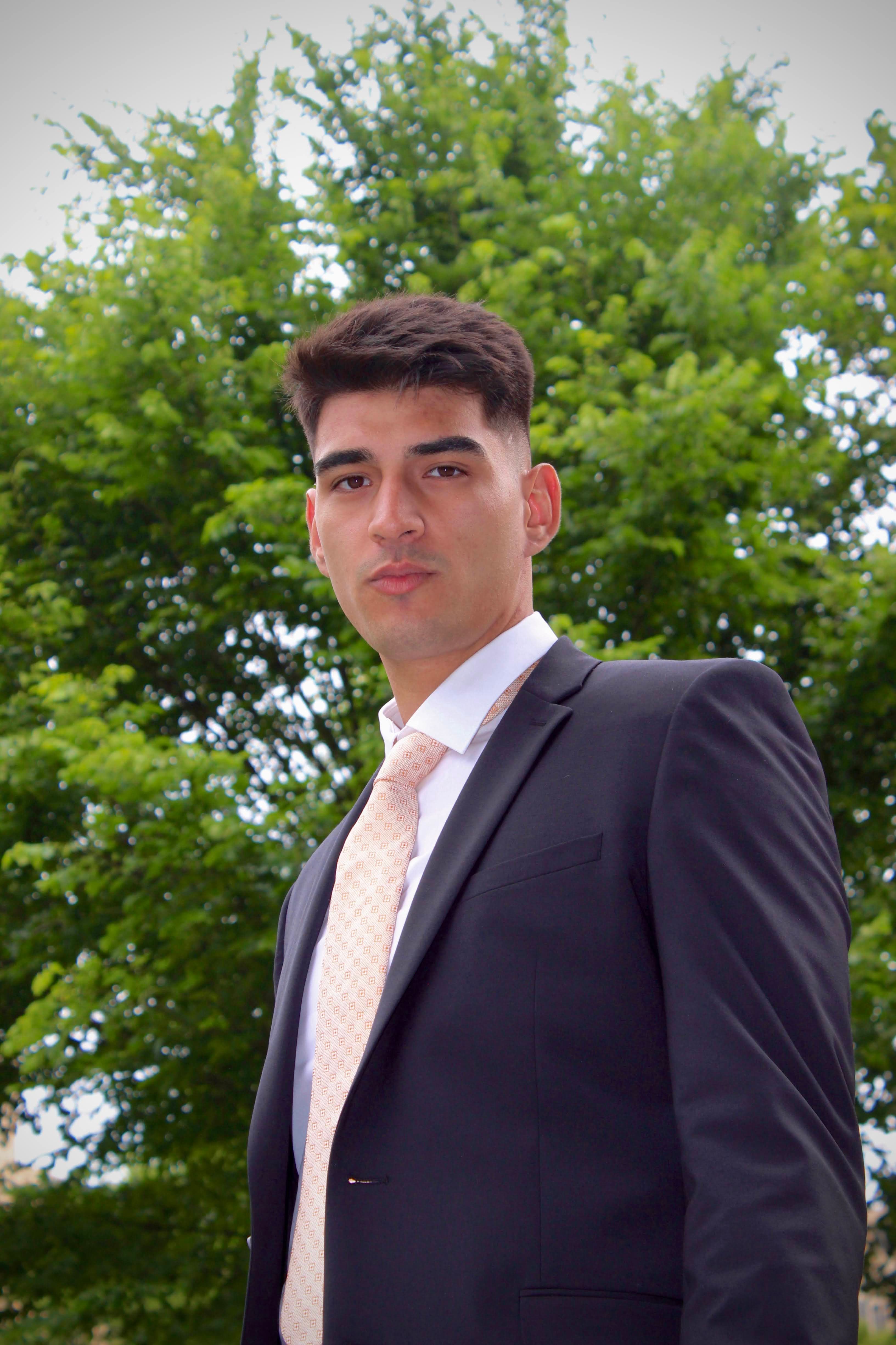 A professional photo of one of the business owners.